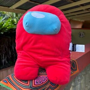 Among Us Jumbo Plush Red‎ Crewmate Pillow Large Stuffed Toy Jay Franco